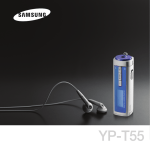 Samsung YP-T55 User's Manual