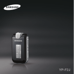 Samsung YP-F2J User's Manual