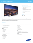 Samsung UN65HU8700FXZA Specification Sheet