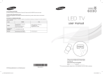 Samsung UN55FH6030FXZA User's Manual