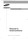 Samsung TX-R3081WH User's Manual