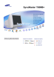 Samsung SYNCMASTER 795MB+ User's Manual