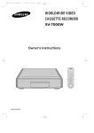 Samsung SV7000W User's Manual