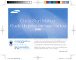 Samsung ST500 User's Manual