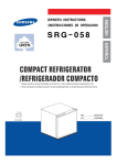 Samsung SRG-058 User's Manual