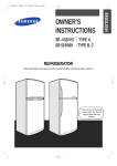 Samsung SR-519/569 User's Manual