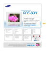 Samsung SPF-83H User's Manual