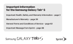 Samsung SM-T807PTSASPR User's Manual