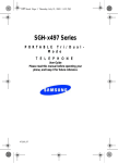 Samsung SGH-x497 User's Manual