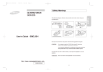 Samsung SCW-230 User's Manual