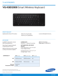 Samsung VG-KBD2000 User's Manual