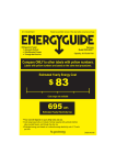 Samsung RS25J500DSR/AA Energy Guide