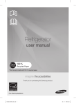 Samsung RH29H9000SR/AA Product manual