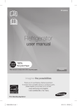 Samsung Refrigerator RF4289HAR User's Manual