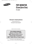 Samsung PS-42A5S User's Manual