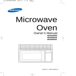 Samsung MR6698WB User's Manual
