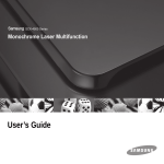 Samsung SCX-4500 User's Manual