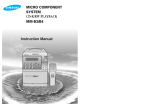 Samsung MM-B3/B4 User's Manual