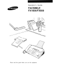 Samsung FX1600 User's Manual