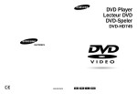 Samsung DVD-HD745 User's Manual