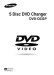 Samsung DVD DVD-C631P User's Manual