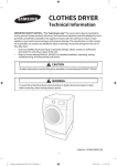 Samsung Dryer DV42H5400EF User's Manual