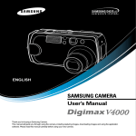Samsung Digimax V4000 User's Manual