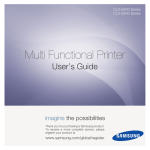 Samsung CLX-6200 User's Manual