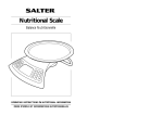 Salter Housewares pmn User's Manual
