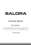 Salora DVD324HBL User's Manual