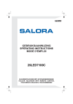 Salora 26LED7100C User's Manual