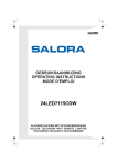 Salora 24LED7115CDW User's Manual