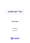 Sagem N56815740110 User's Manual