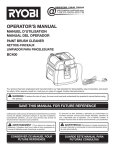 Ryobi BC400 User's Manual