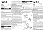Ryobi AM00180 User's Manual