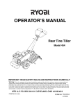 Ryobi Outdoor 454 User's Manual