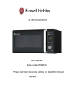 Russell Hobbs RHM2018 User's Manual