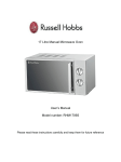 Russell Hobbs RHM1709S User's Manual