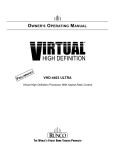 Runco VHD-4403 User's Manual