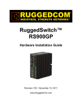 RuggedCom RS900GP User's Manual