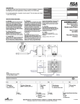 RSA Lighting 12V AR70 User's Manual