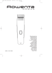 Rowenta NOMAD HC080 User's Manual