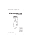 Rowenta RF3210/9210 User's Manual