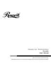 Rosewill Thermometer i-Ccurate User's Manual