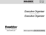 Rolodex RF-1000 User's Manual