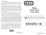 Rolls RM68 User's Manual