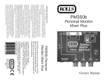 Rolls PM350B User's Manual