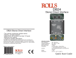 Rolls DB24 User's Manual