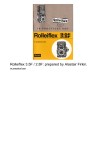 Rollei flex 2.8F User's Manual