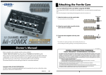 Roland M-10MX User's Manual